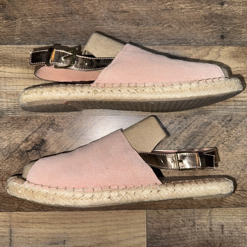 TOMS Women's Clara Sandals Espadrille Dusty Rose Size 8